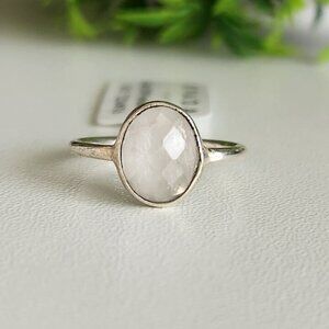 925 Sterling Silver Rose Quartz Ring